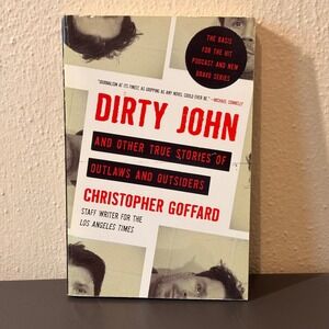 Simon & Schuster Dirty John Book Adult OS Black Red Excellent True Crime Stories